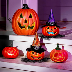  Halloween Koristekurpitsa valolla