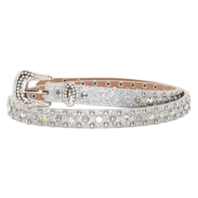 Hattupanta hopeanvärinen bling-bling