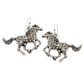 Hevonen bling korvakorut