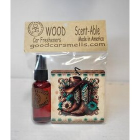  Ilmanraikastin Western + tuoksupullo