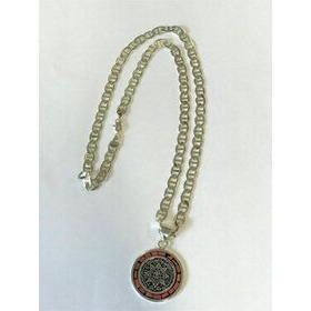 Meksikolaismedaljonki hopea - Punaoranssi/ monivärinen