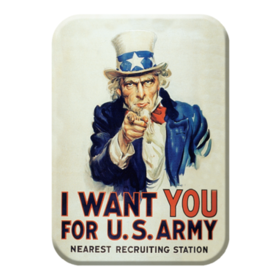 Jääkaappimagneetti Uncle Sam