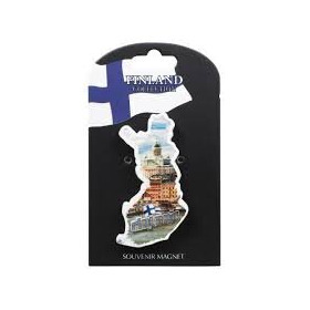 Jääkaappimagneetti Suomi Finland Kartta