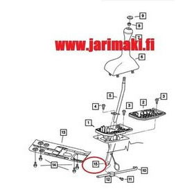 Jakovaihteiston vaihteensiirtäjän pusla Dodge Ram 2002-2024