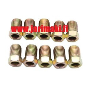 Jarruputkiliitin 1/4" putkelle 3/8"-24 