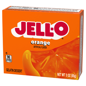 Jell-O Orange / Appelsiininmakuinen oranssi hyytelöjauhe 85g