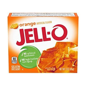 Jell-O Orange / Appelsiininmakuinen oranssi hyytelöjauhe 170g