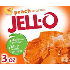 Jell-O Peach / Persikanmakuinen oranssi hyytelöjauhe 85g