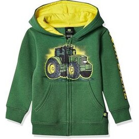 John Deere lasten vetoketjullinen huppari