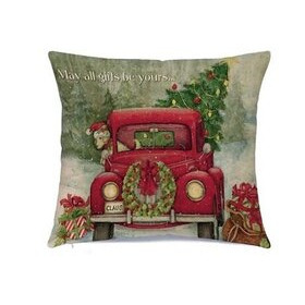 Jouluaiheinen koristetyynyn päällinen 40*40cm - Lava-auto