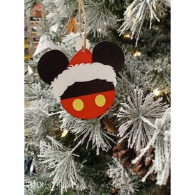 Joulukoriste Disney - Mikin pää tonttulakilla