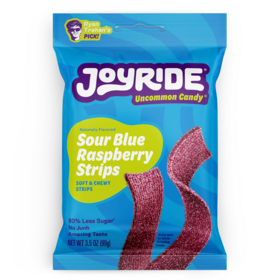 Joyride Sour Blue Raspberry Strips karkki