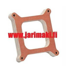 Kaasuttimen välilaippa/lämpöeriste 1" phenoli square bore avoin