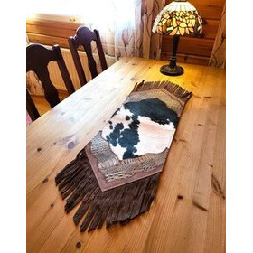 Kaitaliina lehmäntaljasta Musta-ruskea 98 cm