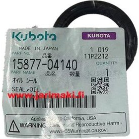 Kampiakselin akselitiiviste Kubota jakopään puoli Z402/Z482