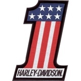 Kangasmerkki Harley-Davidson no. 1 (iso)
