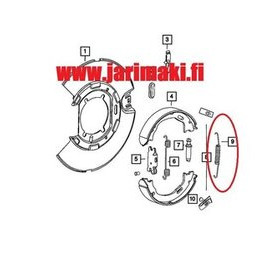 Käsijarrukengän palautinjousi Mopar 2002-2023