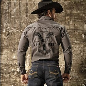 Kauluspaita Yellowstone Ride for the Brand