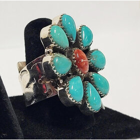 Kingman Turquoise & Spiny Oyster -sormus