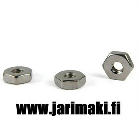 Konekuusiomutteri 4-40 ruostumaton teräs