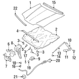 Konepeiton lukko Chevrolet Lumina 1995-2001