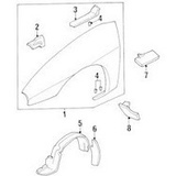 Konepeiton sarana oikea Chevrolet Lumina 1995-2001