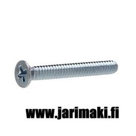 Koneruuvi uppokanta 10-24X1" sinkitty teräs