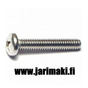 Koneruuvi 1/4-20X1-1/2" ruostumaton teräs