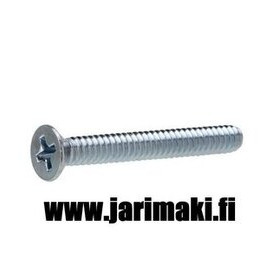 Koneruuvi uppokanta 6-32X1" sinkitty teräs