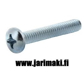 Koneruuvi 6-32X1" sinkitty teräs 