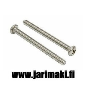 Koneruuvi 8-32X1-1/2" ruostumaton teräs