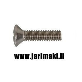 Koneruuvi uppokanta 6-32X3/8" ruostumaton teräs