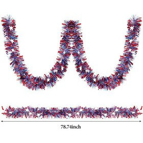 Koristenauha (tinsel) USA-Patriotic 1,95m