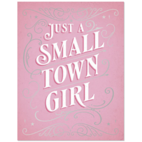 Kortti Birthday - Just a Small Town Girl