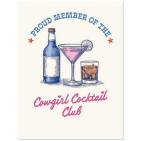 Kortti Birthday - Proud Member Of The Cowgirl Cocktail Club