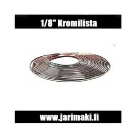Kromilista ohut taipuisa 1/8" metritavara