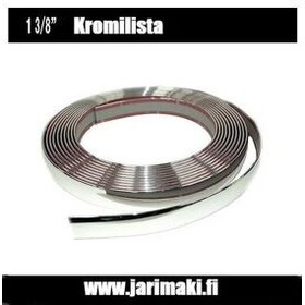 Kromilista taipuisa 1 3/8" metritavara