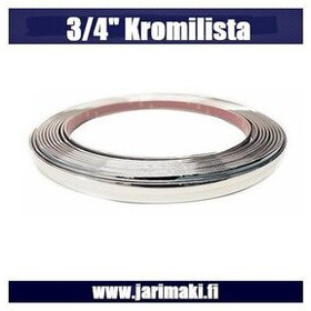Kromilista taipuisa 3/4" metritavara