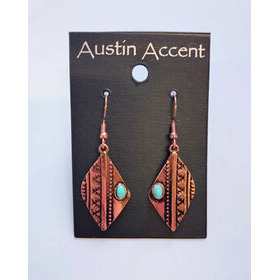  Kupariset vinoneliö korvakorut