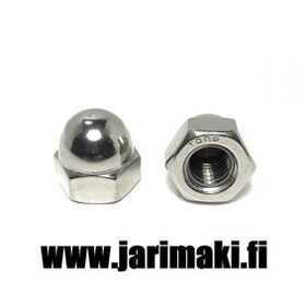 Kupumutteri 3/8"-16 UNC ruostumaton teräs