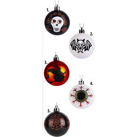 Joulukuusen pallo - Halloweenaihe (erilaisia)