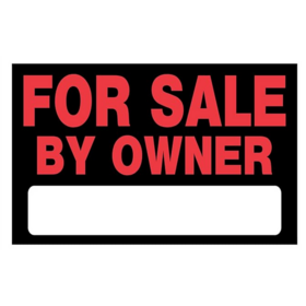 Kyltti For Sale By Owner (muovikyltti) 