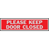 Kyltti-PLEASE KEEP DOOR CLOSED