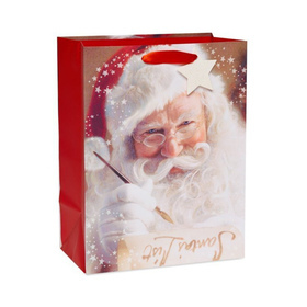 Lahjakassi Joulupukki 25 x 32 cm