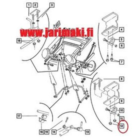 Laippamutteri yleismalli M12X1.75mm Mopar 2005-2010