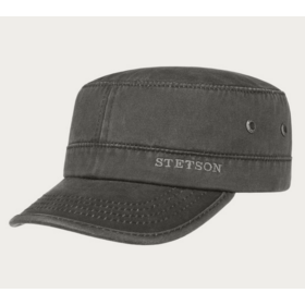  Lippalakki Stetson Army Cap Musta