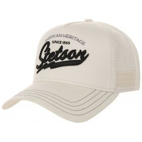 Lippalakki Stetson Trucker Cap American Heritage Classic White