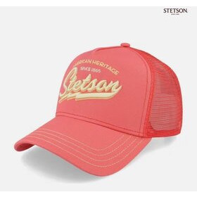 Lippalakki Stetson Trucker Cap American Heritage Classic Coral