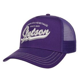 Lippalakki Stetson Trucker Cap American Heritage Classic Violet