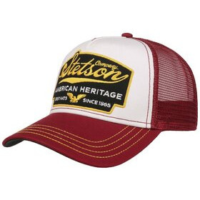 Lippalakki Stetson Trucker Cap American Heritage Winered